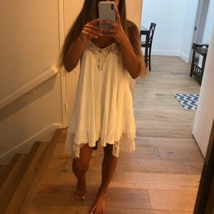 All white summer boho dress!!
